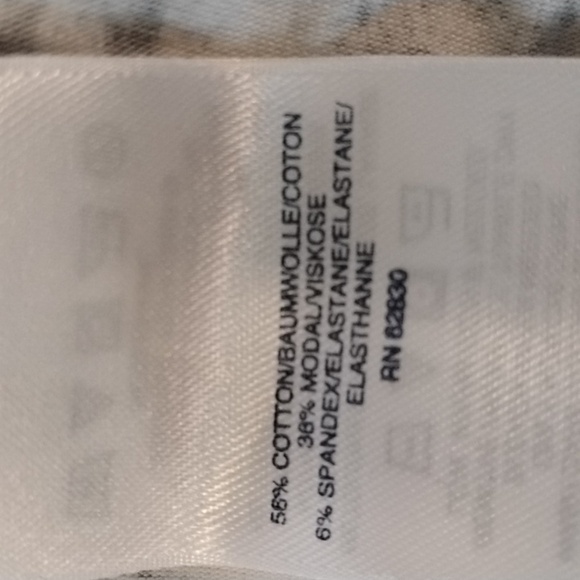 Lands' End Shirt Womens XS White Floral Short Sleeve Loose Fit Light - Picture 4 of 8